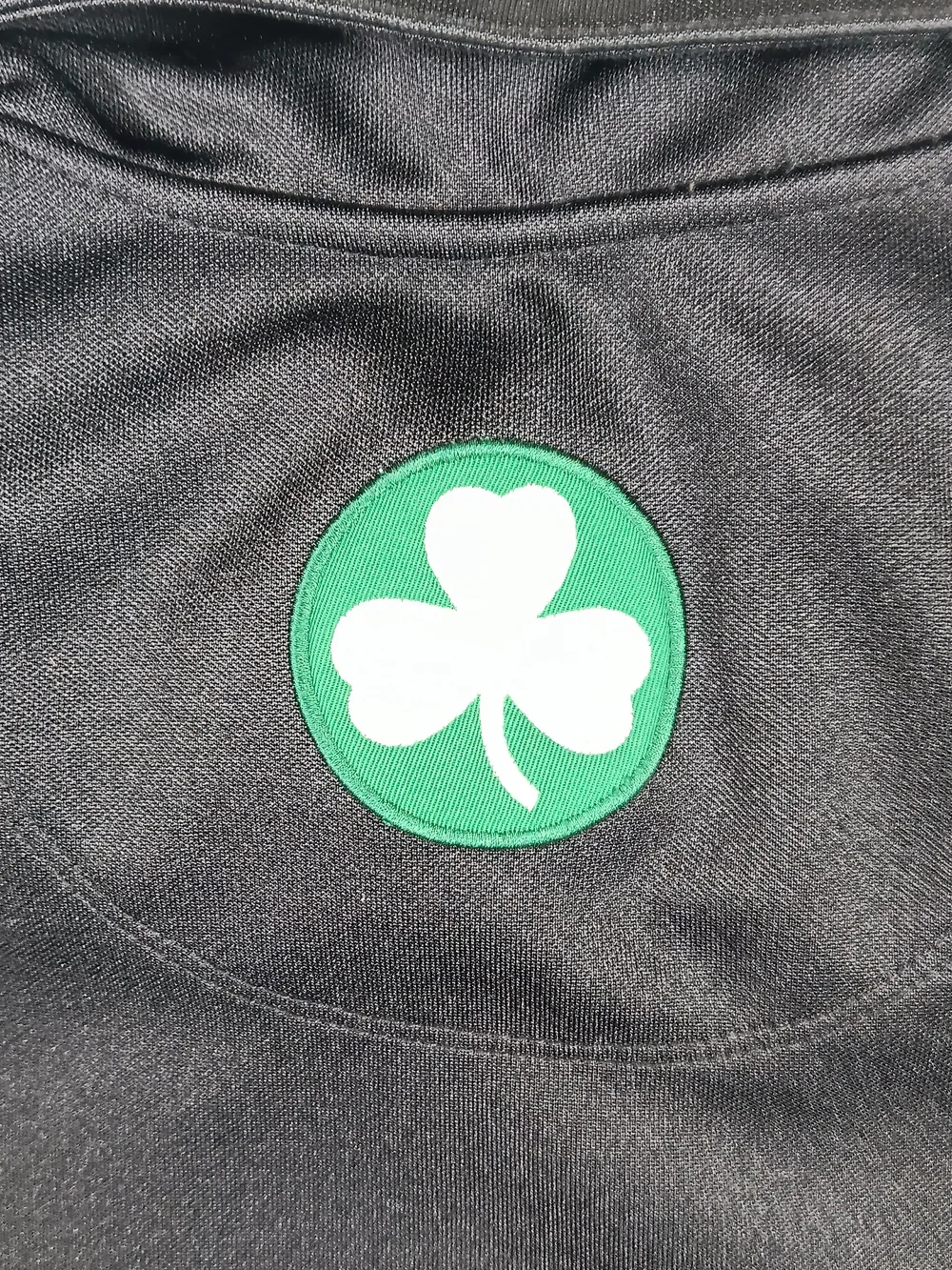 Nike Boston Celtics Rewind Shooting Shirt Mens 3XL Black Warm Up Snap Button 25